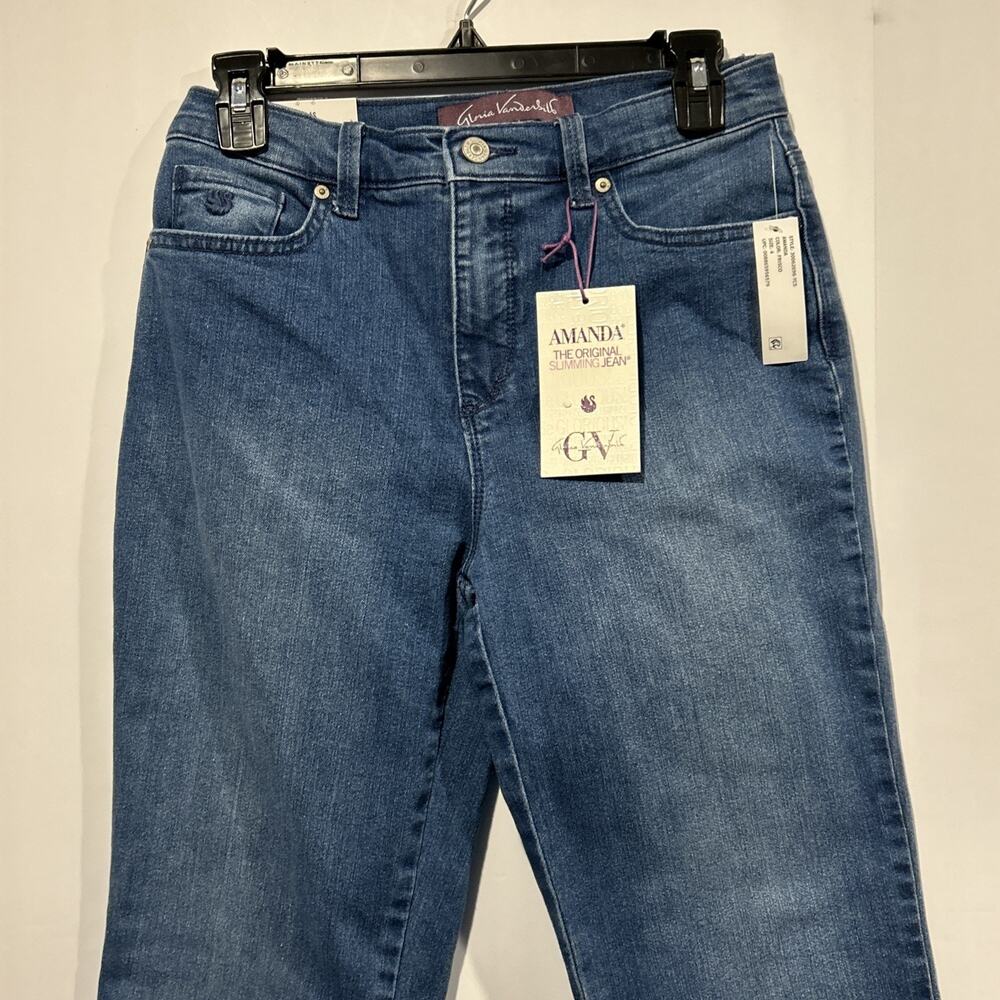 Gloria Vanderbilt Amanda THE ORIGINAL SLIMMING JEAN In Madison Size 4 Short New